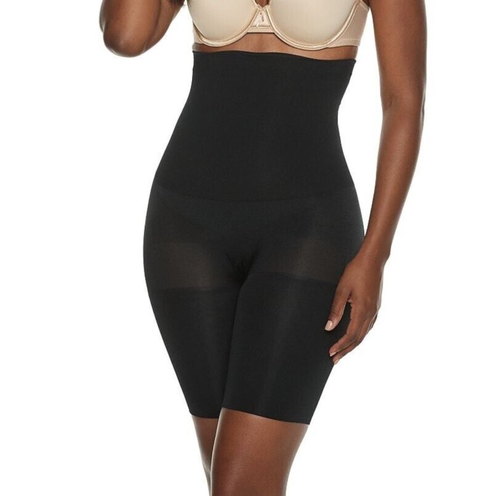 NWT Red Hot by Spanx Flat Out High-Waist Mid-Thigh Body Shaper FS4015 size XL
